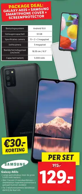 Lidl Galaxy A02s aanbieding