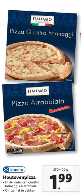 Lidl Houtovenpizza aanbieding