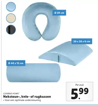 Lidl Neksteun-, knie- of rugkussen aanbieding