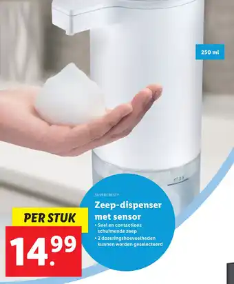 Lidl Zeep-dispenser met sensor aanbieding