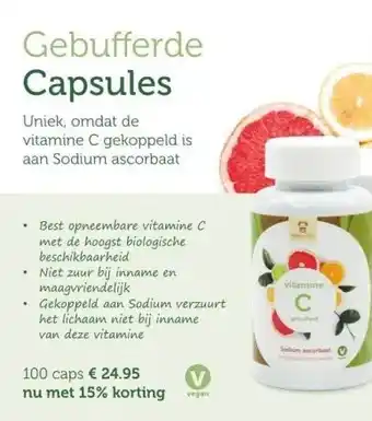 De Rode Pilaren Gebufferde capsules aanbieding