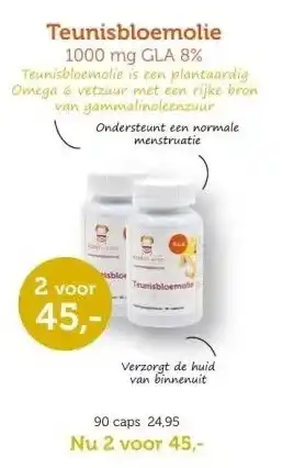 De Rode Pilaren Teunisbloemolie aanbieding