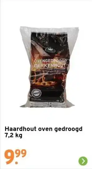 GAMMA Haardhout oven gedroogd 7,2 kg aanbieding