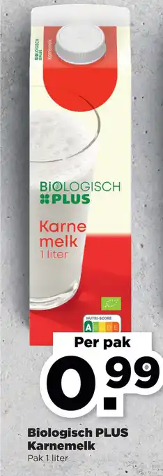 PLUS Biologisch PLUS Karnemelk aanbieding