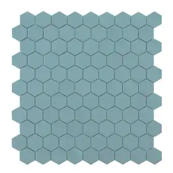 Sanitairwinkel.nl Sample by goof mozaiek hexagon jade wandtegel mozaiek mat groen aanbieding