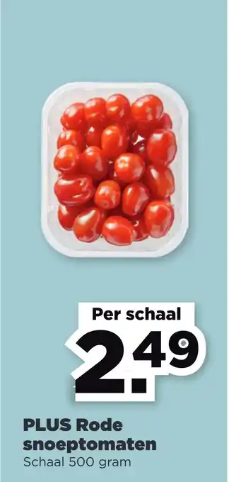 PLUS Plus rode snoeptomaten aanbieding