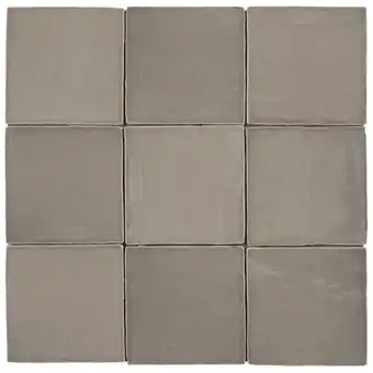 Sanitairwinkel.nl Sample roca st tropez wandtegel 13x13cm 8.5mm witte scherf gris aanbieding