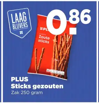 PLUS Plus sticks gezouten aanbieding