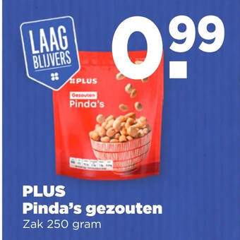 PLUS Plus pinda's gezouten aanbieding