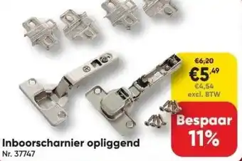 Toolstation Inboorscharnier opliggend nr. 37747 aanbieding