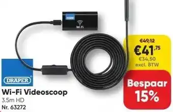 Toolstation Wi-fi videoscoop aanbieding