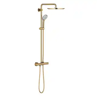 Sanitairwinkel.nl Grohe euphoria xxl regendoucheset opbouw - hoofddouche 31cm - handdouche rond - cool sunrise tweedekans aanbieding