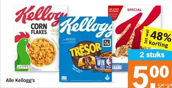 Albert Heijn Alle Kellogg's aanbieding