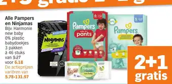 Albert Heijn Alle Pampers en Ninjamas aanbieding