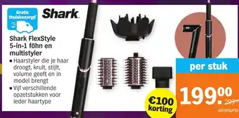 Albert Heijn Shark FlexStyle 5-in-1 föhn en multistyler aanbieding