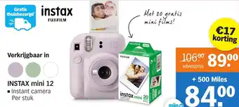 Albert Heijn INSTAX mini 12 aanbieding