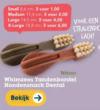 Discus Whimzees Tandenborste Hondensnack Dental aanbieding