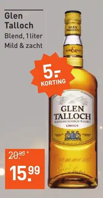 Albert Heijn Glen Talloch Blend, 1 liter aanbieding