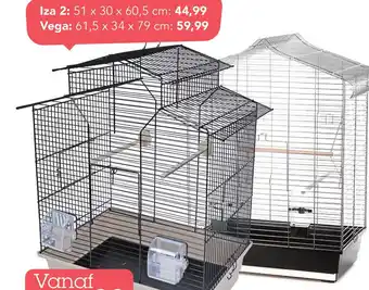 Discus Interzoo Vogelkooi Iza 2 of Vega Diverse kleuren aanbieding