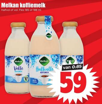 Dirk Melkan koffiemelk aanbieding