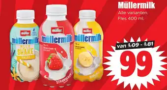 Dirk Müllermilk 400ml aanbieding