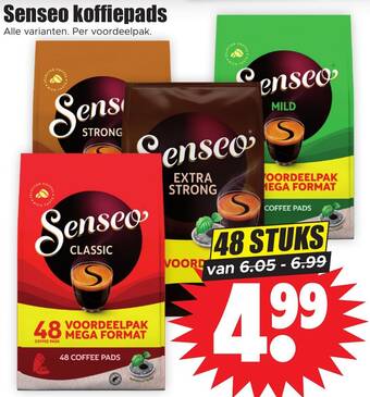 Dirk Senseo koffiepads aanbieding