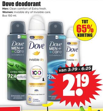 Dirk Dove deodorant aanbieding