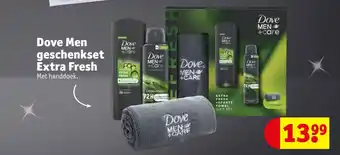 Kruidvat Dove Men geschenkset Extra Fresh aanbieding