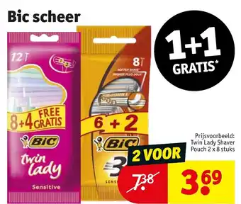 Kruidvat Bic scheer aanbieding