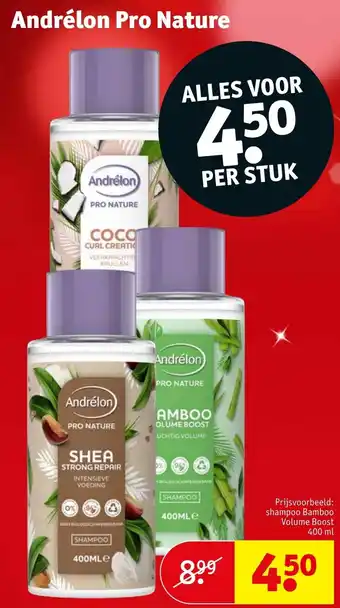 Kruidvat Andrélon Pro Nature aanbieding