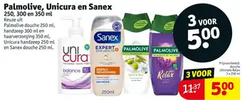 Kruidvat Palmolive, Unicura en Sanex aanbieding