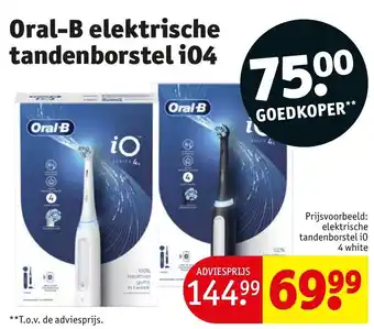 Kruidvat Oral-B elektrische tandenborstel i04 aanbieding