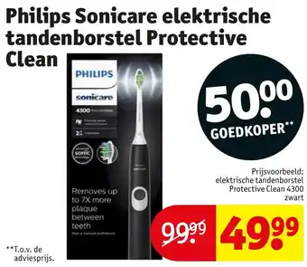 Kruidvat Philips Sonicare elektrische tandenborstel Protective Clean aanbieding