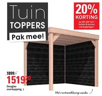 Karwei Douglas overkapping aanbieding