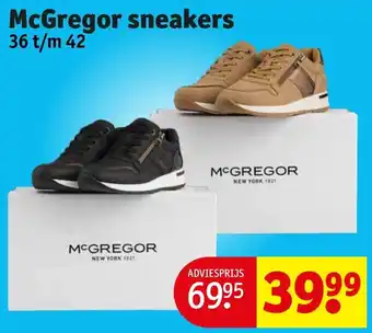 Kruidvat McGregor sneakers 36 t/m 42 aanbieding