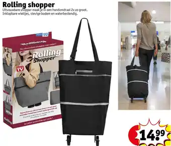 Kruidvat Rolling shopper aanbieding