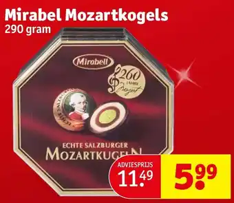 Kruidvat Mirabel Mozartkogels 290 gram aanbieding