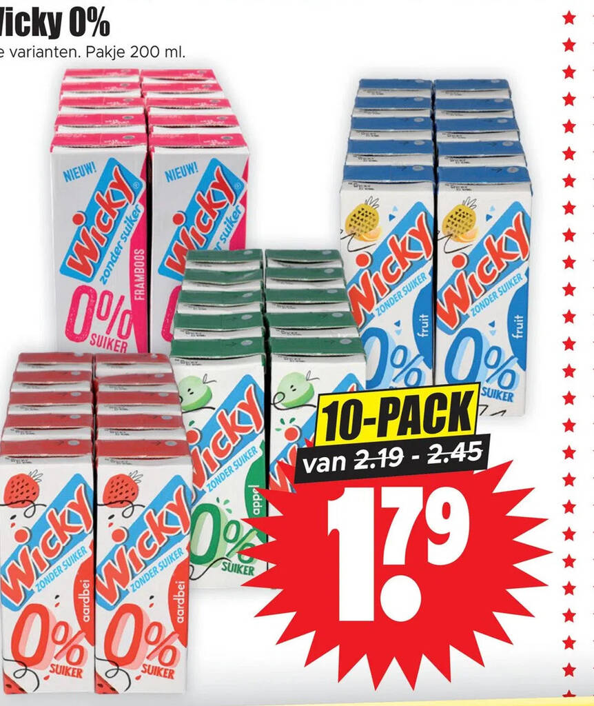 Wicky 0 aanbieding bij Dirk