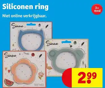 Kruidvat Siliconen ring aanbieding