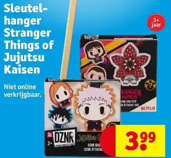 Kruidvat Sleutelhanger Stranger Things of Jujutsu Kaisen aanbieding