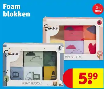 Kruidvat Foam blokken aanbieding