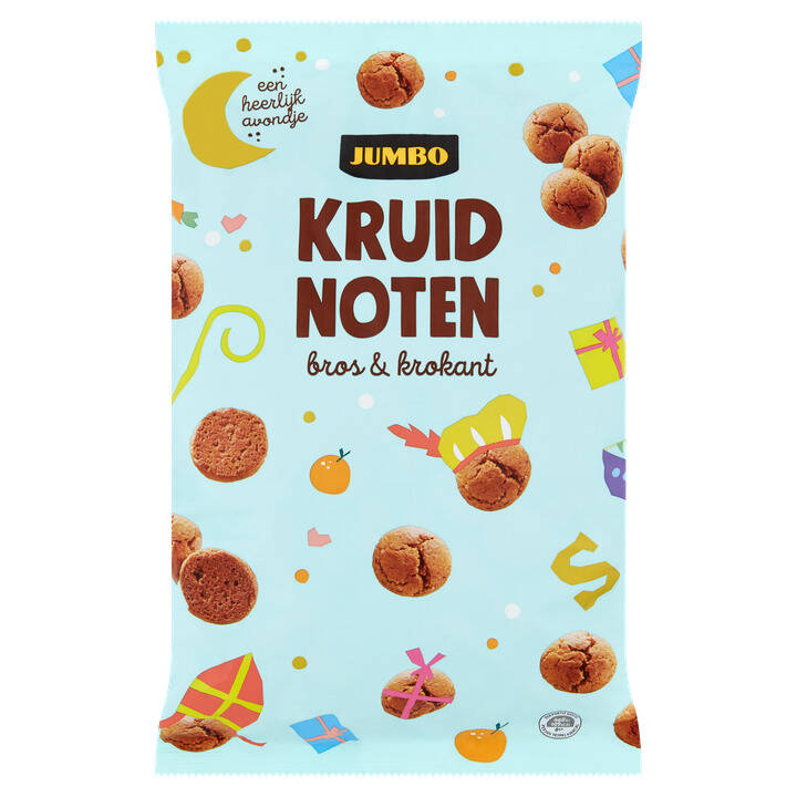 Jumbo kruidnoten 500g 1+1 gratis aanbieding bij Jumbo