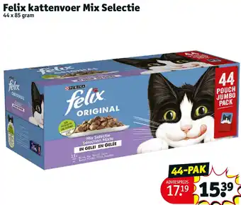 Kruidvat Felix kattenvoer Mix Selectie aanbieding