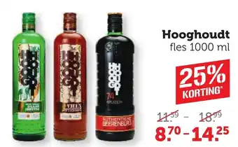 Coop Hooghoudt fles 1000 ml aanbieding