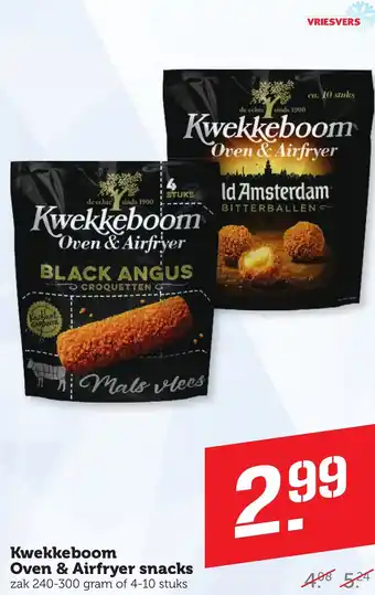 Coop Kwekkeboom Oven & Airfryer snacks aanbieding