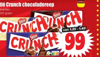 Dirk Nestlé crunch chocoladereep aanbieding