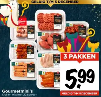 Vomar Voordeelmarkt Gourmetmini's aanbieding