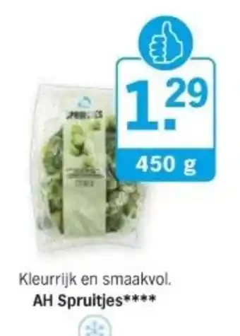 Albert Heijn AH Spruitjes 450g aanbieding