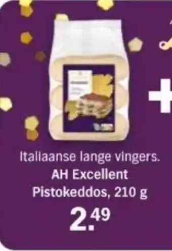 Albert Heijn AH Excellent Pistokeddos, 210 g aanbieding