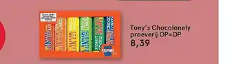 Etos Tony's Chocolonely proeverij aanbieding